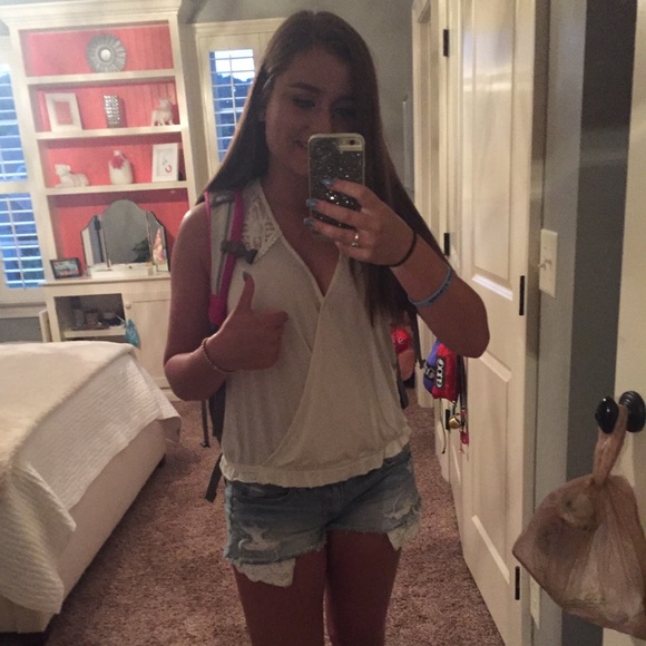 American eagle white top - Picture 2 of 7